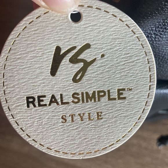 NWT Real Simple Style Black Saddle Bag - Picture 13 of 13